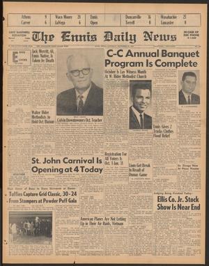 The Ennis Daily News (Ennis, Tex.), Vol. 75, No. 230, Ed. 1 Saturday, September 30, 1967