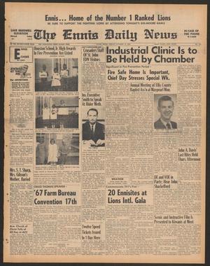 The Ennis Daily News (Ennis, Tex.), Vol. 75, No. 241, Ed. 1 Friday, October 13, 1967