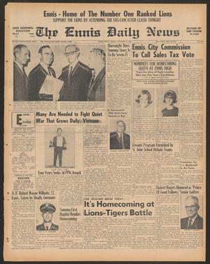 The Ennis Daily News (Ennis, Tex.), Vol. 75, No. 253, Ed. 1 Friday, October 27, 1967