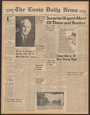 The Ennis Daily News (Ennis, Tex.), Vol. 75, No. 304, Ed. 1 Friday, December 29, 1967
