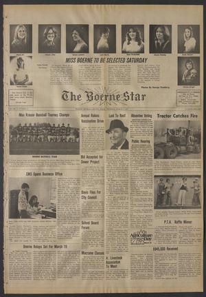 Primary view of object titled 'The Boerne Star (Boerne, Tex.), Vol. 73, No. 11, Ed. 1 Thursday, March 17, 1977'.
