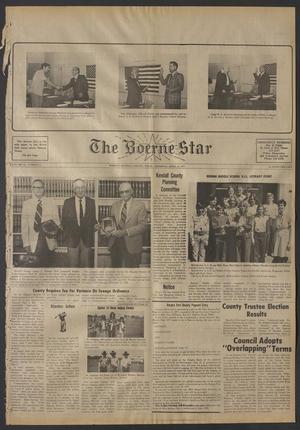 Primary view of object titled 'The Boerne Star (Boerne, Tex.), Vol. 73, No. 15, Ed. 1 Thursday, April 14, 1977'.