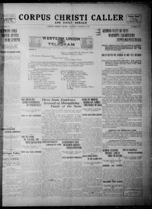 Corpus Christi Caller and Daily Herald (Corpus Christi, Tex.), Vol. 18, No. 82, Ed. 1, Thursday, March 9, 1916