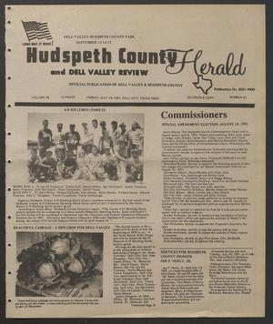 Primary view of object titled 'Hudspeth County Herald and Dell Valley Review (Dell City, Tex.), Vol. 34, No. 47, Ed. 1 Friday, July 19, 1991'.