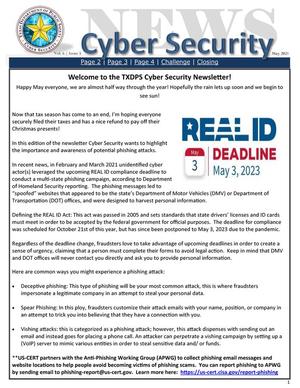 Cyber Security News, Volume 6, Issue 5, May 2021