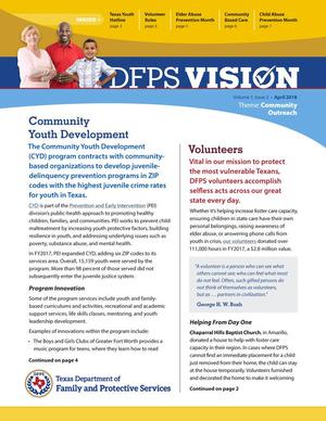 DFPS Vision, Volume 1, Number 2, April 2018