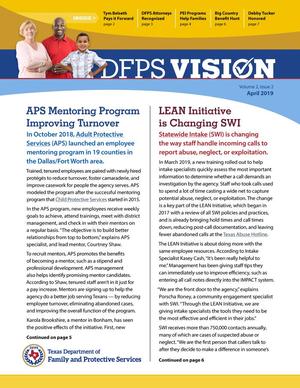 DFPS Vision, Volume 2, Number 2,  April 2019