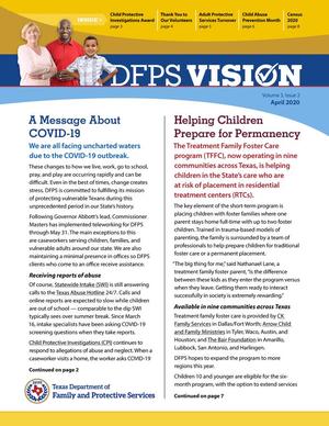 DFPS Vision, Volume 3, Number 1, April  2020