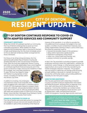 City of Denton Resident Update: August/September 2020