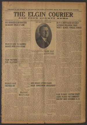 The Elgin Courier and Four County News (Elgin, Tex.), Vol. 49, No. 31, Ed. 1 Thursday, November 2, 1939