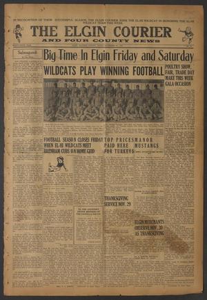 The Elgin Courier and Four County News (Elgin, Tex.), Vol. 49, No. 34, Ed. 1 Thursday, November 23, 1939