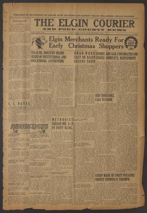 The Elgin Courier and Four County News (Elgin, Tex.), Vol. 49, No. 36, Ed. 1 Thursday, December 7, 1939