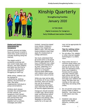 Kinship Quarterly, January 2020