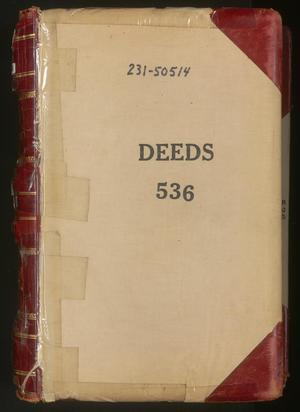 Travis County Deed Records: Deed Record 536