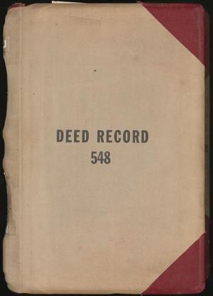 Travis County Deed Records: Deed Record 548