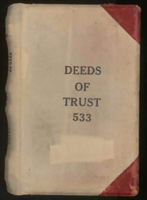 Travis County Deed Records: Deed Record 533 - Deeds of Trust