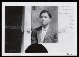 [Photographic Portrait of a Chinese Man]