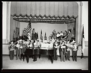 [Patriotic Play at the Salvation Army]