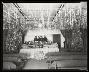 Primary view of object titled '[Christmas Celebration at Salvation Army]'.