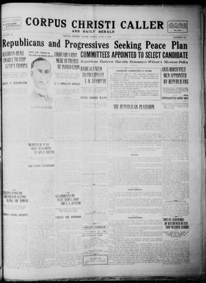 Corpus Christi Caller and Daily Herald (Corpus Christi, Tex.), Vol. 18, No. 161, Ed. 1, Friday, June 9, 1916