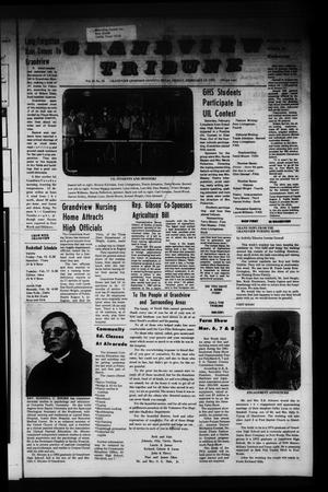 Primary view of object titled 'Grandview Tribune (Grandview, Tex.), Vol. 85, No. 26, Ed. 1 Friday, February 13, 1981'.