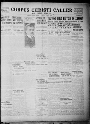 Corpus Christi Caller and Daily Herald (Corpus Christi, Tex.), Vol. 18, No. 203, Ed. 1, Friday, July 28, 1916