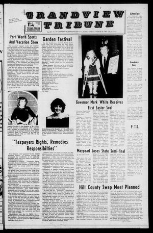 Grandview Tribune (Grandview, Tex.), Vol. 87, No. 31, Ed. 1 Friday, March 18, 1983