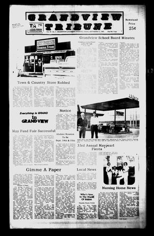 Primary view of Grandview Tribune (Grandview, Tex.), Vol. 90, No. 4, Ed. 1 Friday, September 6, 1985