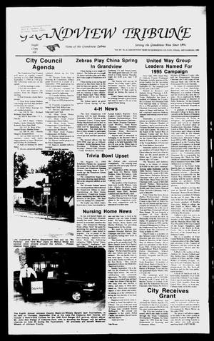 Primary view of object titled 'Grandview Tribune (Grandview, Tex.), Vol. 101, No. 6, Ed. 1 Friday, September 8, 1995'.