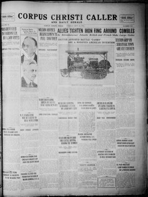 Corpus Christi Caller and Daily Herald (Corpus Christi, Tex.), Vol. 18, No. 254, Ed. 1, Tuesday, September 26, 1916