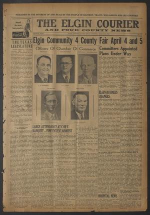 Primary view of object titled 'The Elgin Courier and Four County News (Elgin, Tex.), Vol. 50, No. 51, Ed. 1 Thursday, March 20, 1941'.