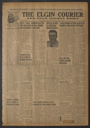 The Elgin Courier and Four County News (Elgin, Tex.), Vol. 51, No. 2, Ed. 1 Thursday, April 10, 1941