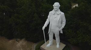 Aerial Photograph of Sam Houston Statue, 'A Tribute to Courage'