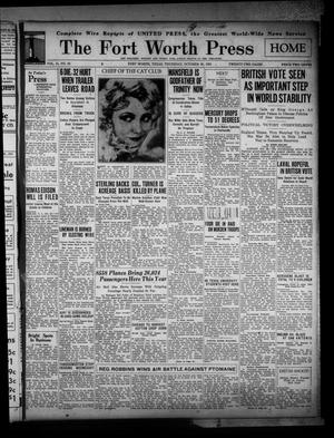 The Fort Worth Press (Fort Worth, Tex.), Vol. 11, No. 24, Ed. 1 Thursday, October 29, 1931