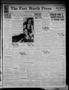 Thumbnail image of item number 1 in: 'The Fort Worth Press (Fort Worth, Tex.), Vol. 12, No. 6, Ed. 1 Saturday, October 8, 1932'.