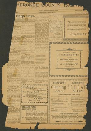 Cherokee County Banner. (Jacksonville, Tex.), Vol. 13, No. 30, Ed. 1 Friday, January 18, 1901