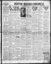Thumbnail image of item number 1 in: 'Denton Record-Chronicle (Denton, Tex.), Vol. 31, No. 20, Ed. 1 Monday, September 7, 1931'.