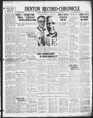 Denton Record-Chronicle (Denton, Tex.), Vol. 31, No. 28, Ed. 1 Wednesday, September 16, 1931