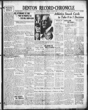 Denton Record-Chronicle (Denton, Tex.), Vol. 31, No. 48, Ed. 1 Friday, October 9, 1931
