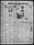 Newspaper: Denton Record-Chronicle (Denton, Tex.), Vol. 31, No. 119, Ed. 1 Thurs…
