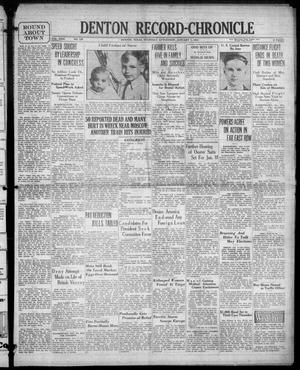 Denton Record-Chronicle (Denton, Tex.), Vol. 31, No. 125, Ed. 1 Thursday, January 7, 1932
