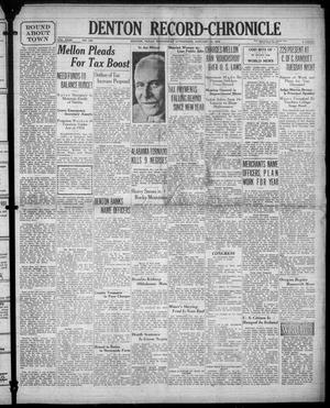 Denton Record-Chronicle (Denton, Tex.), Vol. 31, No. 130, Ed. 1 Wednesday, January 13, 1932