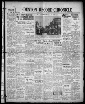 Denton Record-Chronicle (Denton, Tex.), Vol. 31, No. 168, Ed. 1 Friday, February 26, 1932