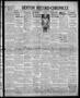 Primary view of Denton Record-Chronicle (Denton, Tex.), Vol. 31, No. 190, Ed. 1 Wednesday, March 23, 1932