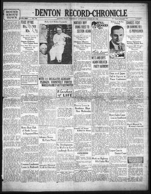Denton Record-Chronicle (Denton, Tex.), Vol. 31, No. 196, Ed. 1 Wednesday, March 30, 1932