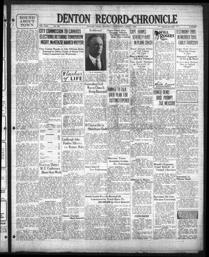 Denton Record-Chronicle (Denton, Tex.), Vol. 31, No. 203, Ed. 1 Thursday, April 7, 1932