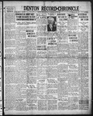 Denton Record-Chronicle (Denton, Tex.), Vol. 31, No. 231, Ed. 1 Tuesday, May 10, 1932
