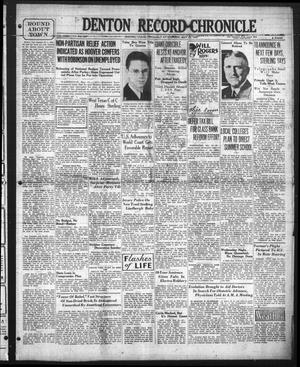 Denton Record-Chronicle (Denton, Tex.), Vol. 31, No. 233, Ed. 1 Thursday, May 12, 1932