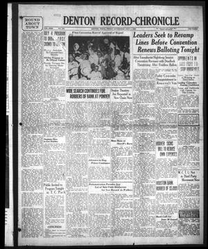Denton Record-Chronicle (Denton, Tex.), Vol. 31, No. 276, Ed. 1 Friday, July 1, 1932