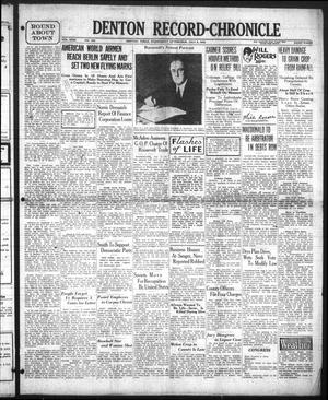Denton Record-Chronicle (Denton, Tex.), Vol. 31, No. 280, Ed. 1 Wednesday, July 6, 1932